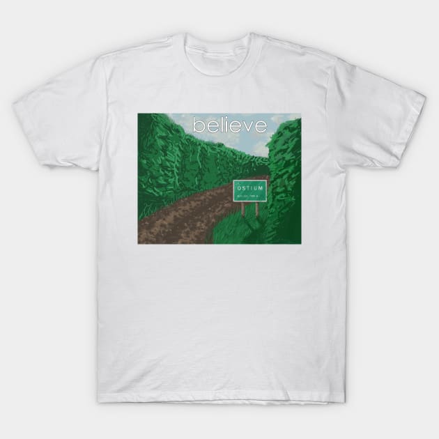 Believe in Ostium T-Shirt by The Ostium Network Merch Store